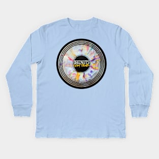 Deez NutS VinylRecord Kids Long Sleeve T-Shirt